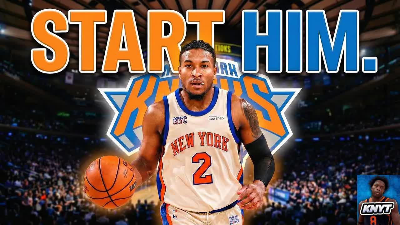 Video thumbnail for knyt: deuce mcbride forces knicks lineup decision