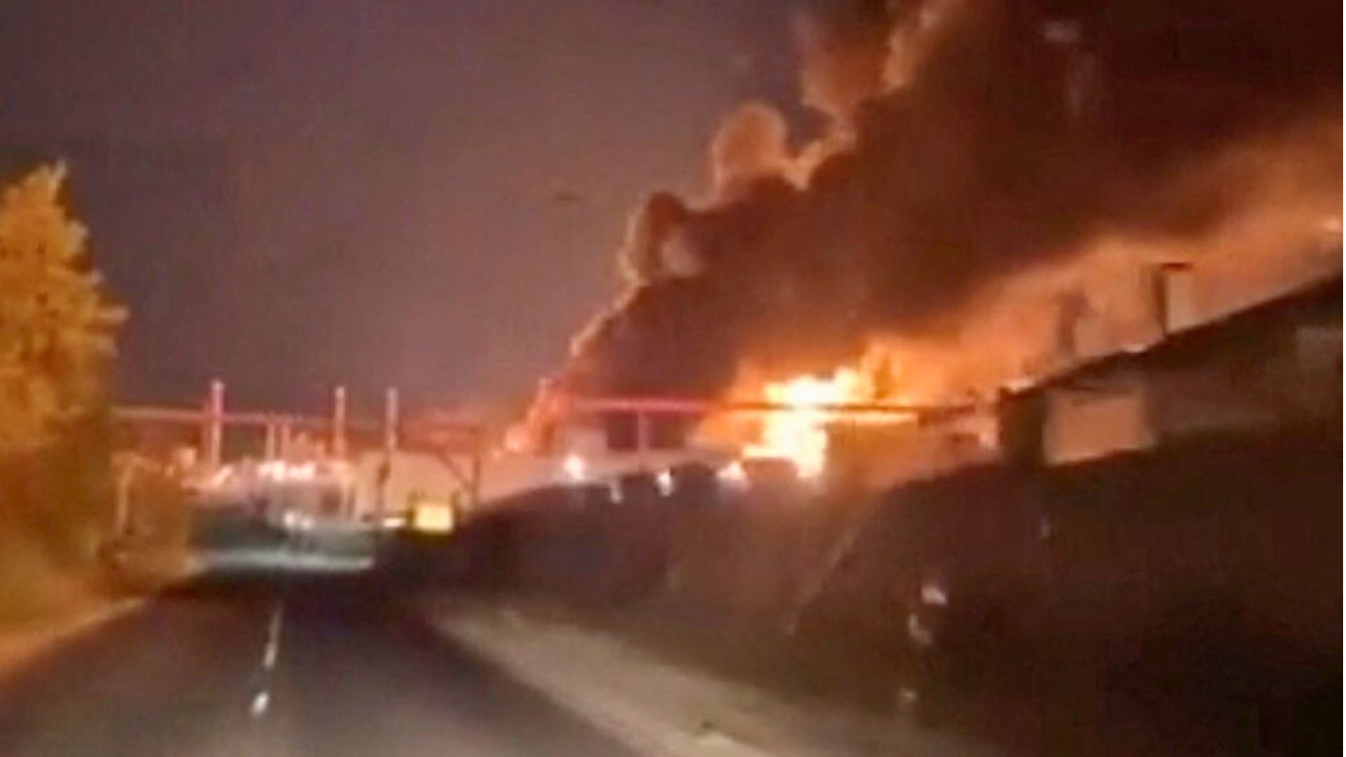'Video thumbnail for Ukrainian drone attack kills one and damages facility in Russia’s Saratov region'