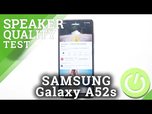 Video thumbnail for Speaker Sound Quality Test on SAMSUNG Galaxy A52s