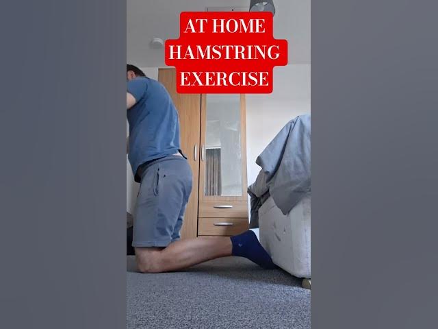 Video thumbnail for AT HOME HAMSTRING EXERCISE #homeworkout #exercise #bodyweightworkout
