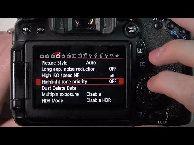Video thumbnail for How To Enable & Disable Long Exposure Noise Reduction On Canon 70D Camera