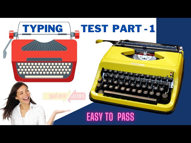 Video thumbnail for Advanced 1 Minute Typing Test to Analyse your typing skill Namma Jobs