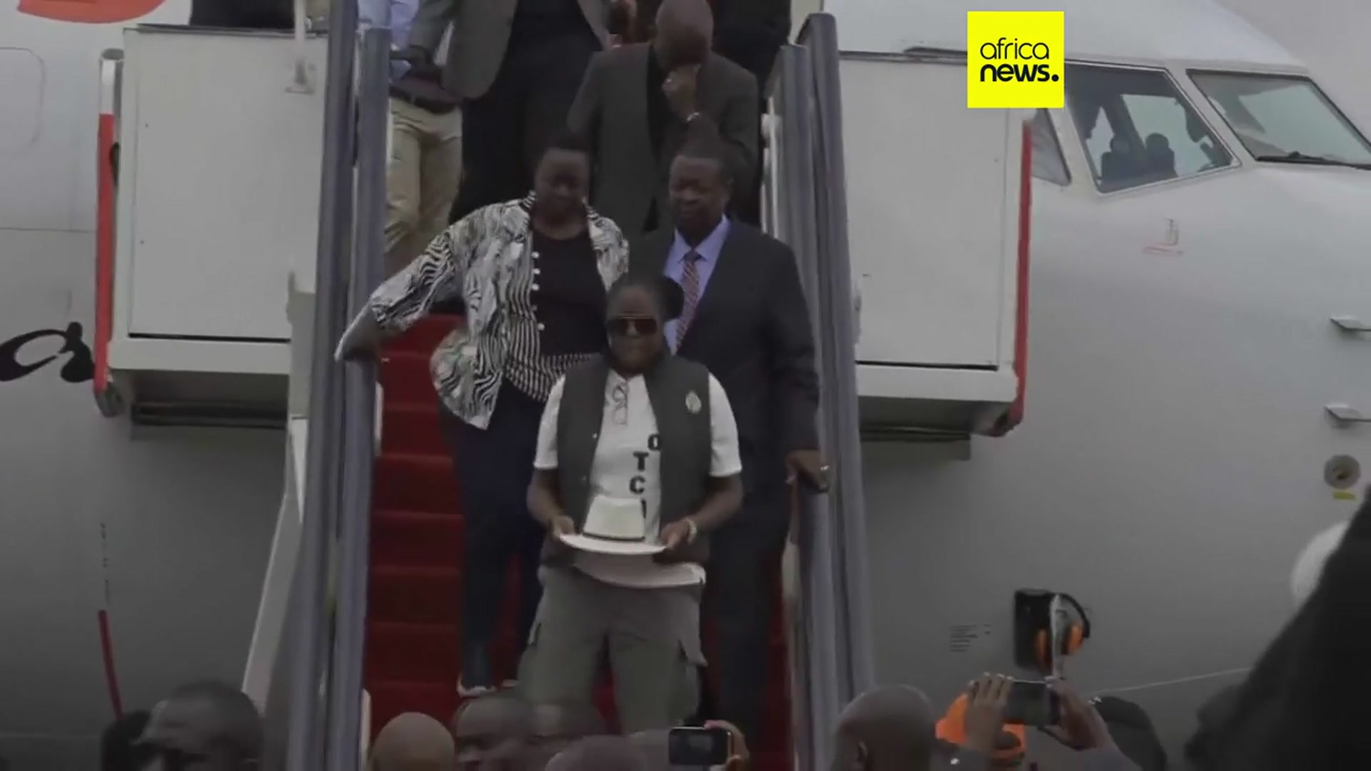 'Video thumbnail for Raila Odinga's body arrives in Kenya for State funeral services'