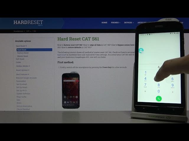 Video thumbnail for CAT S61 Incoming Call & Default Ringtone