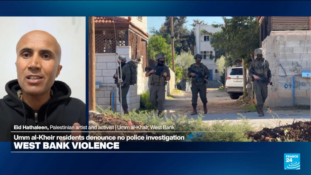 Video thumbnail for 'Killing Palestinians in broad daylight': Settlers attack villages with 'full support of military'