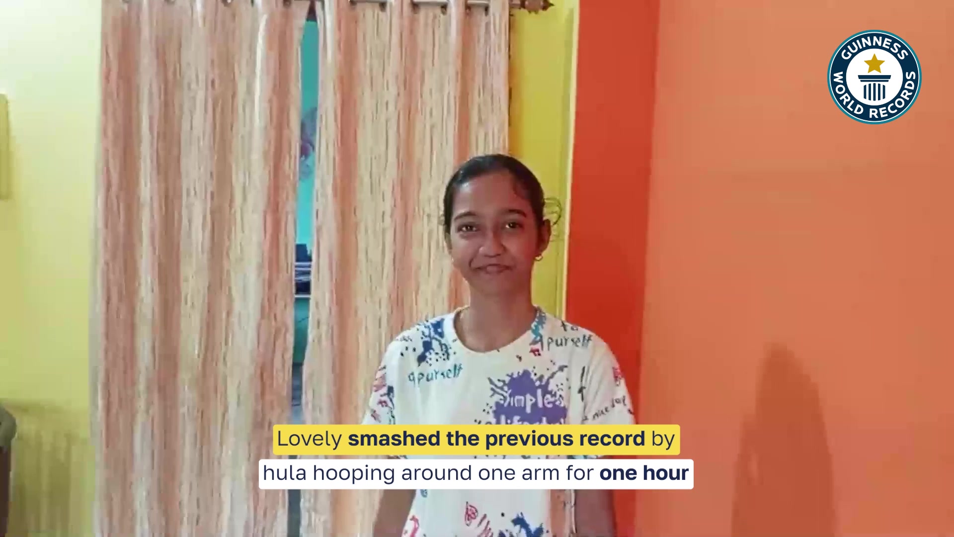 Video thumbnail for Longest duration hula hooping around one arm - one hour by Lovely Thakuria