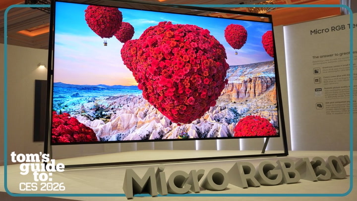 Video thumbnail for Samsung's 130-Inch RGB TV Is Absolutely Unhinged! | CES 2026 Hands-On