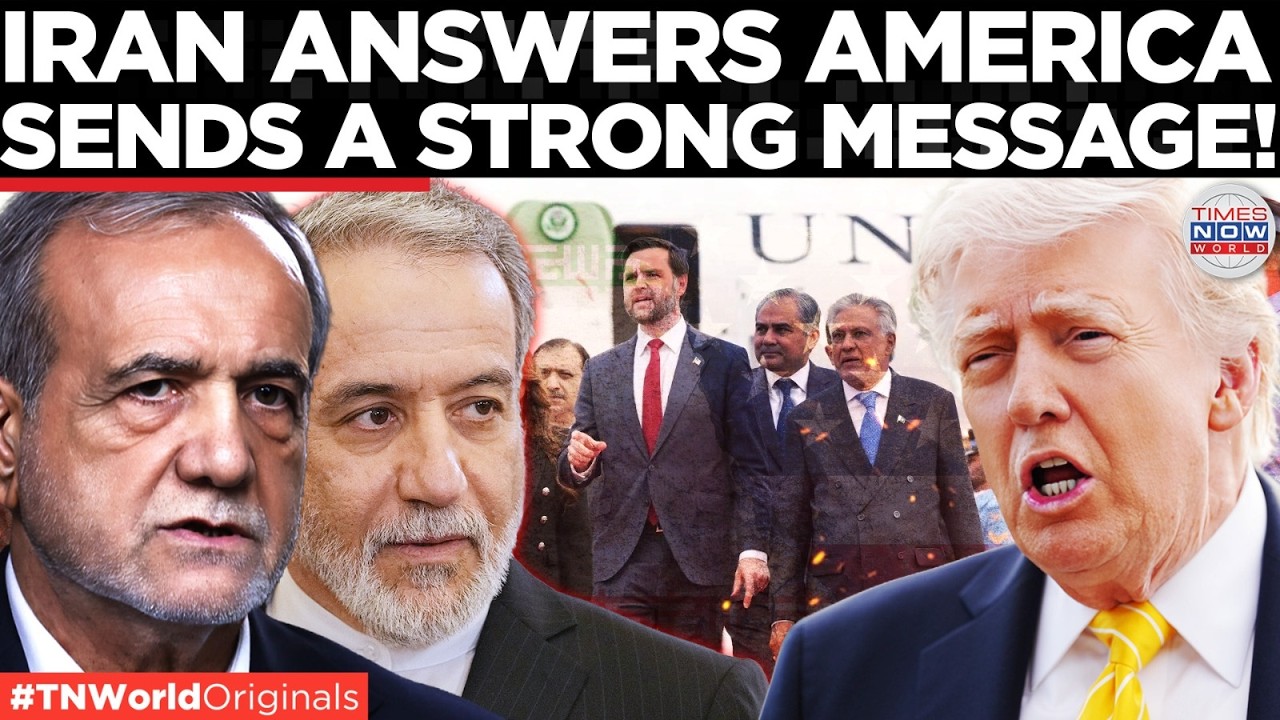 Video thumbnail for Iran Responds To U.S. Peace Proposal, Sets Red Line for Deal Through Pakistan! | Times Now World