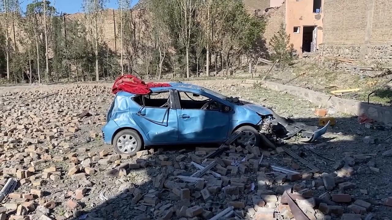 Video thumbnail for Afghanistan: Pakistan says it targeted militants inside Afghanistan as Kabul claims civilians killed.