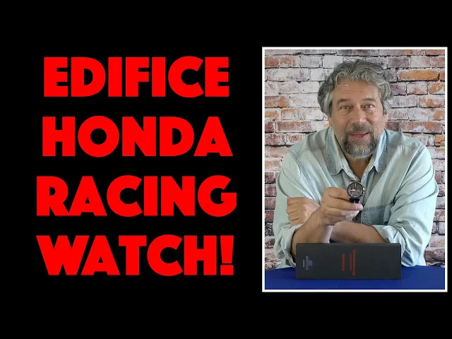 Video thumbnail for Casio Edifice Honda Racing Watch EFS-560HR-1A -- REVIEW