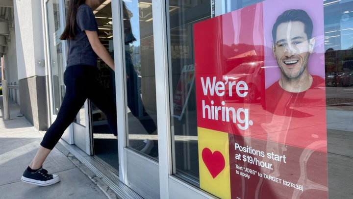 Video thumbnail for Jobless Claims Plunge to Lowest Level Since 1969