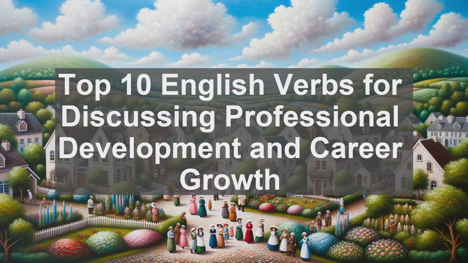 'Video thumbnail for Top 10 English Verbs for Discussing Professional Development and Career Growth'