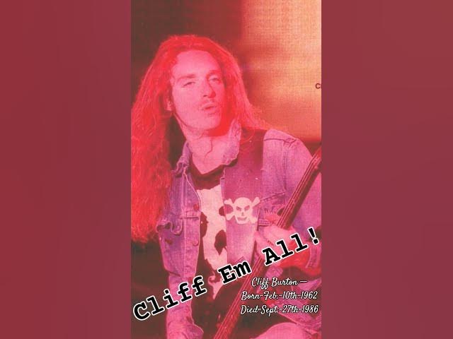 Video thumbnail for CLIFF EM ALL!!! #metallica #metal #heavymetal #cliffburton  #bassguitar