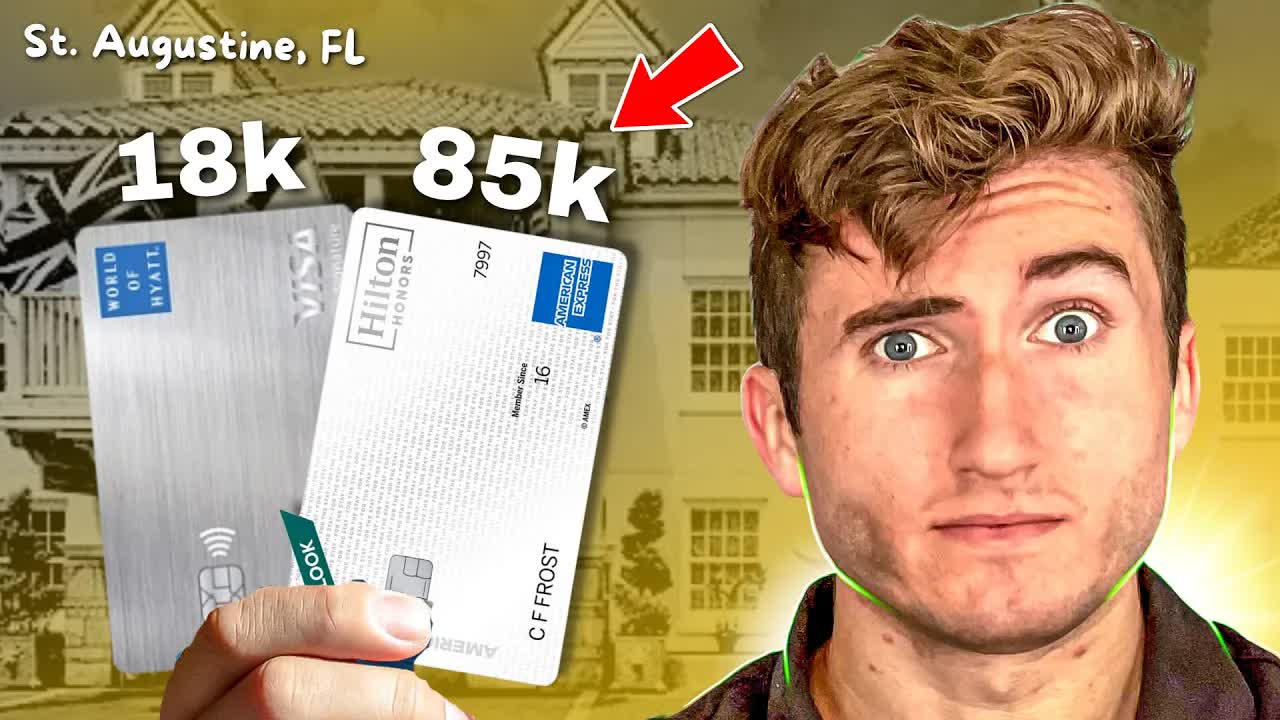 Video thumbnail for Anthony Venture: how i saved $672 on a st. augustine new years trip: hotels, credit card points & travel tips