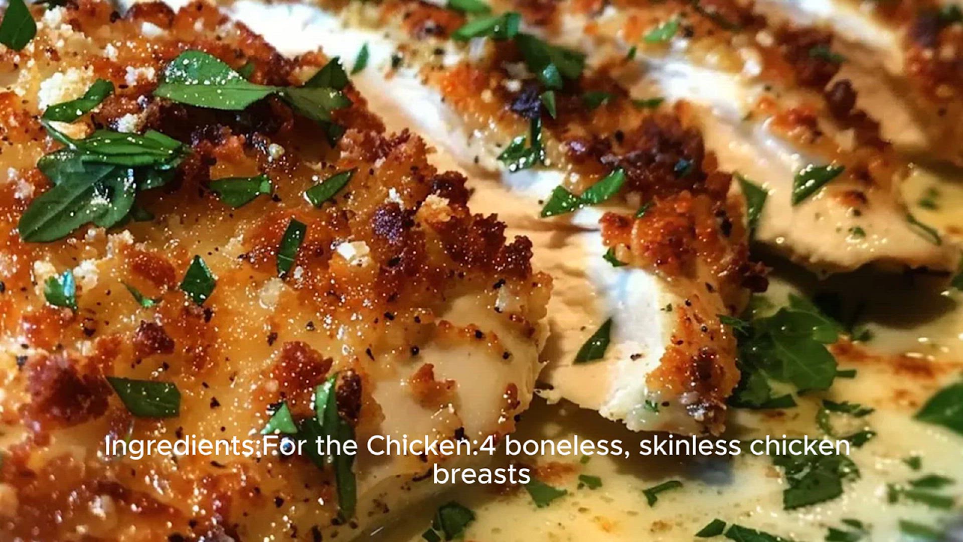 Video thumbnail for Longhorn Garlic Parmesan Crusted Chicken Recipe