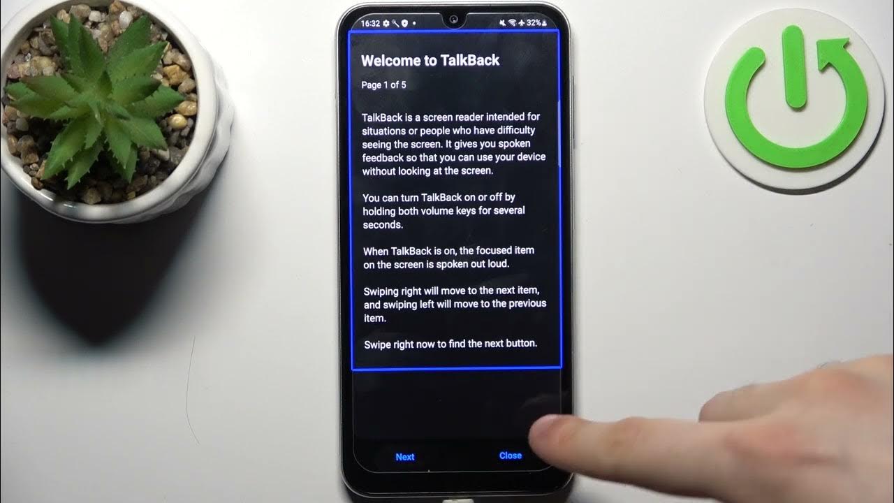 Video thumbnail for How to Enable and Use TalkBack Mode on Samsung Galaxy F34