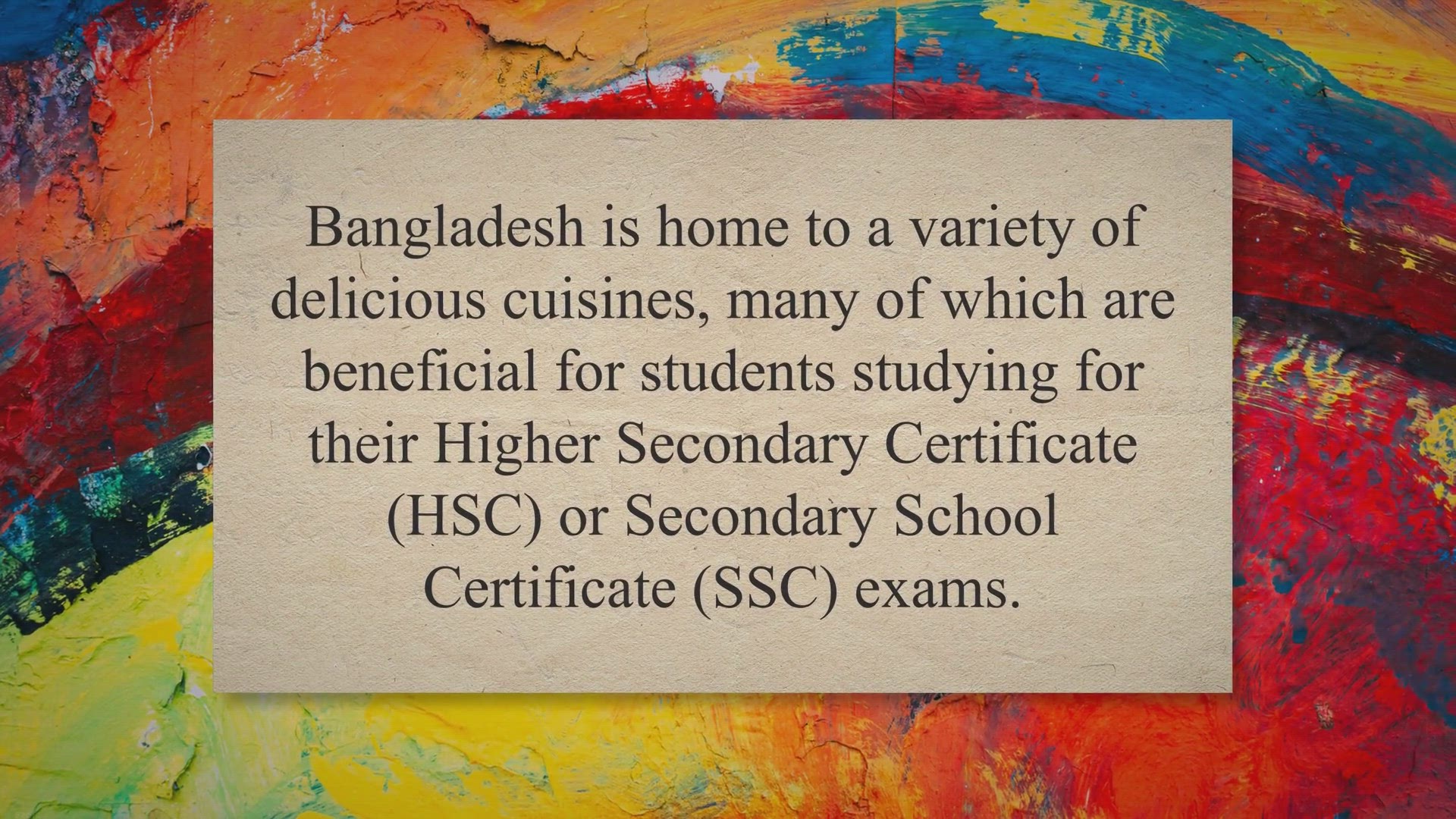 Video thumbnail for Exploring the Delicious Cuisine of Bangladesh: Benefits for HSC & SSC Exams