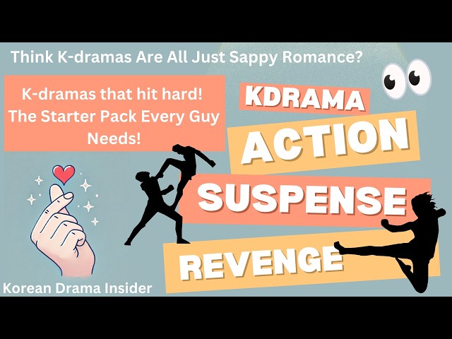 Video thumbnail for K-Dramas for Skeptical Guys: the Starter Pack Every Guy Needs. #kdrama