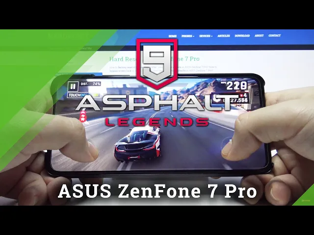 Video thumbnail for Asphalt 9 Gameplay & Settings - Asus ZenFone 7 Pro