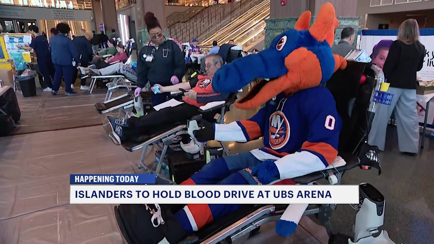 Video thumbnail for Islanders to offer ticket vouchers at blood drive