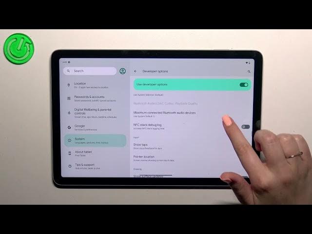 Video thumbnail for How to Turn On Developer Options on GOOGLE Pixel Tablet
