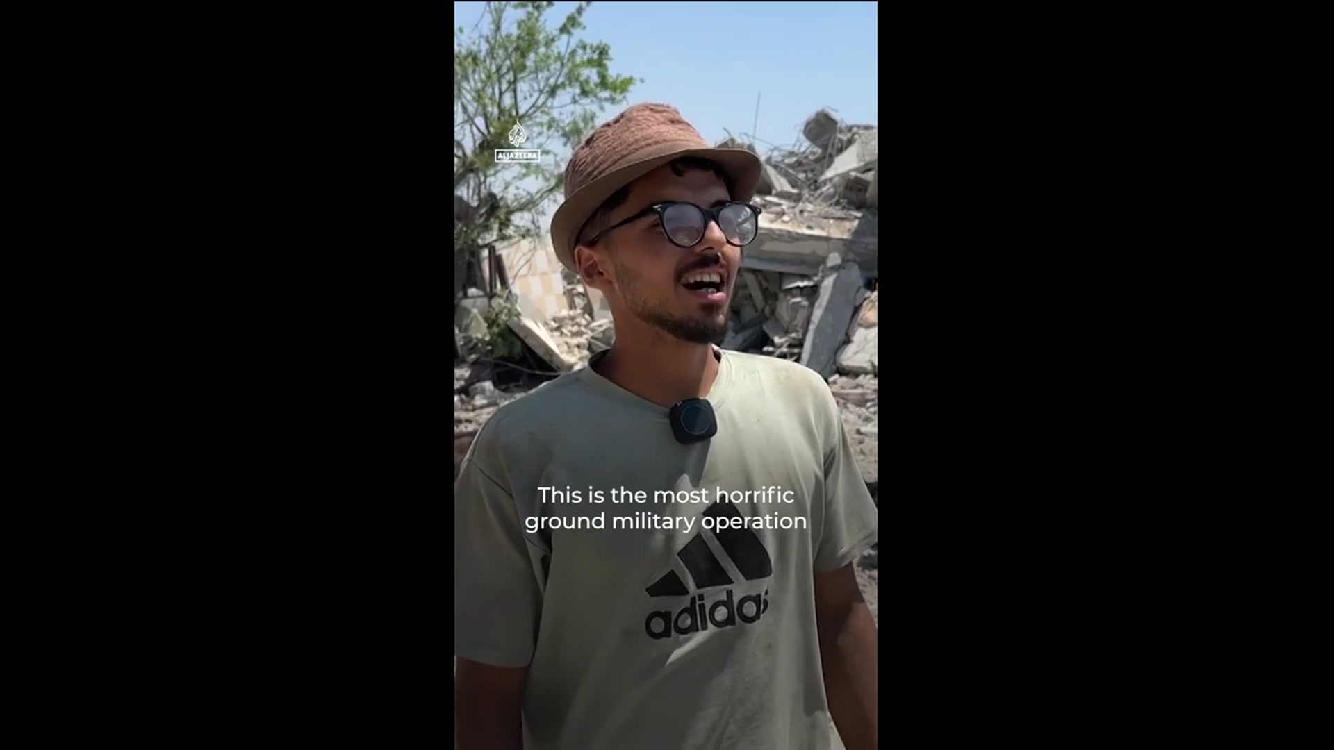 'Video thumbnail for Palestinians return to Gaza’s al-Zeitoun after 45-day Israeli assault'