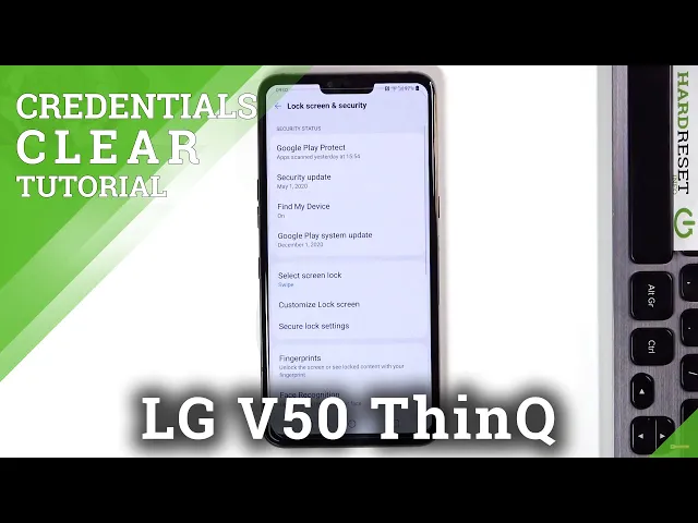 Video thumbnail for How to Clear Credentials in LG V50 ThinQ – Remove Credentials Storage