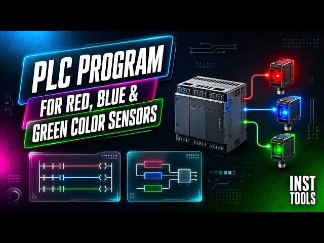Video thumbnail for PLC Program for Red, Blue & Green Color Sensors
