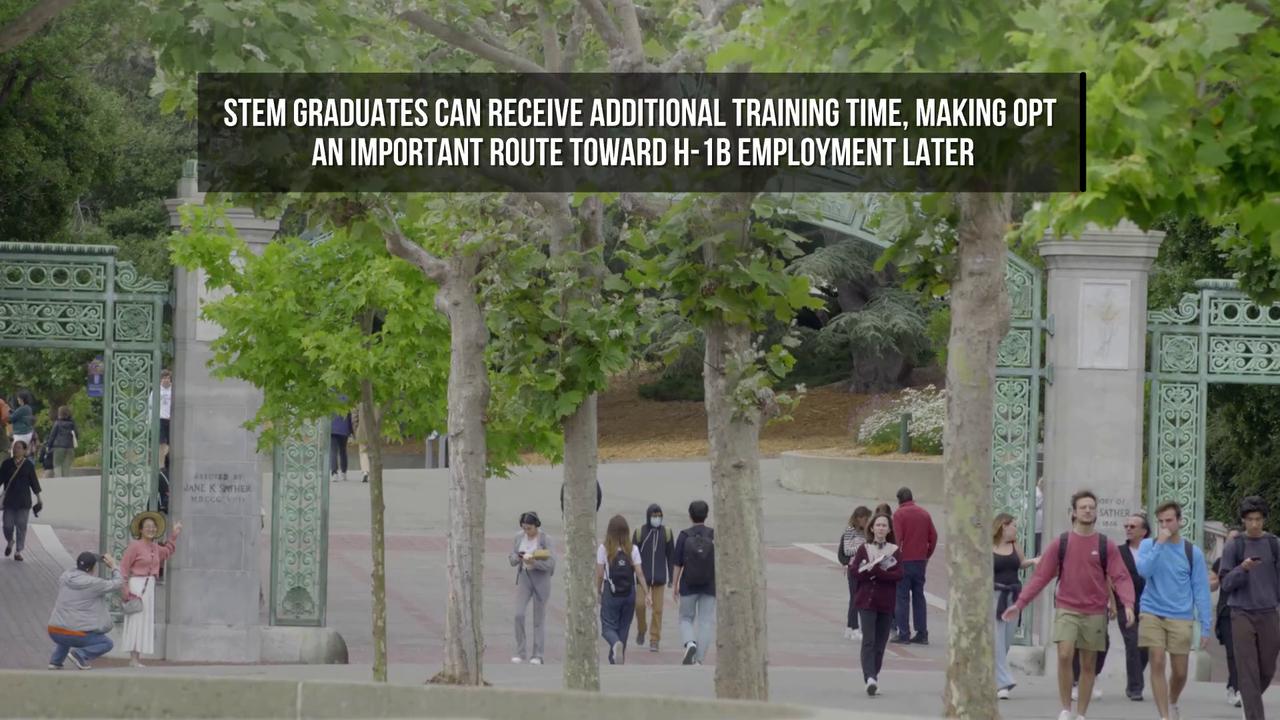 Video thumbnail for Trump Administration Proposes $70,000 Fee for International Students Seeking US Work Training.