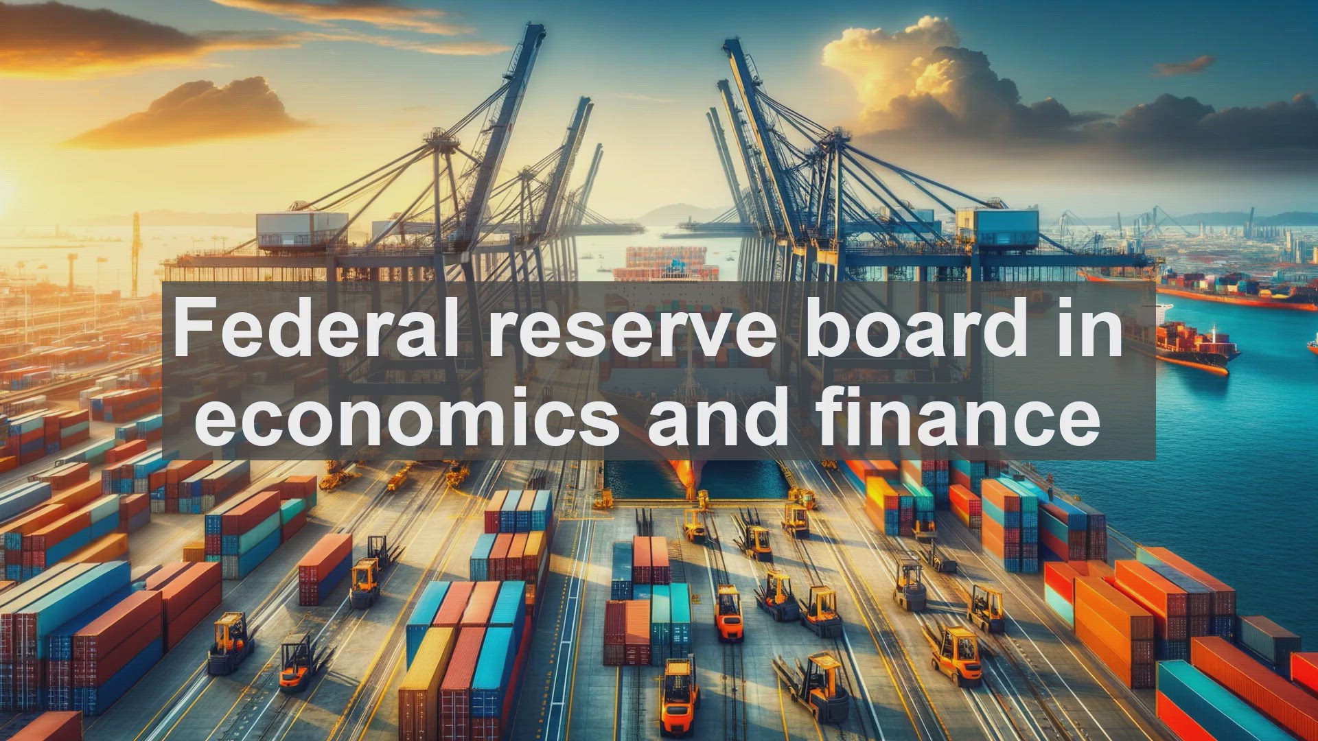 'Video thumbnail for Federal reserve board in economics and finance'