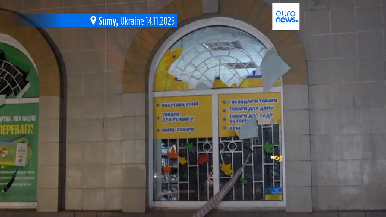 Video thumbnail for At least nine people killed over past 24 hours across Ukraine in Russian attacks