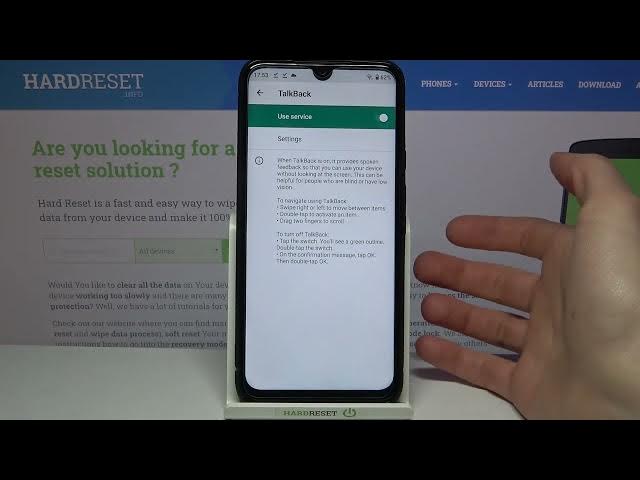 Video thumbnail for Turn On Talkback Mode on VIVAX Fly 6 - Talk Back Settings