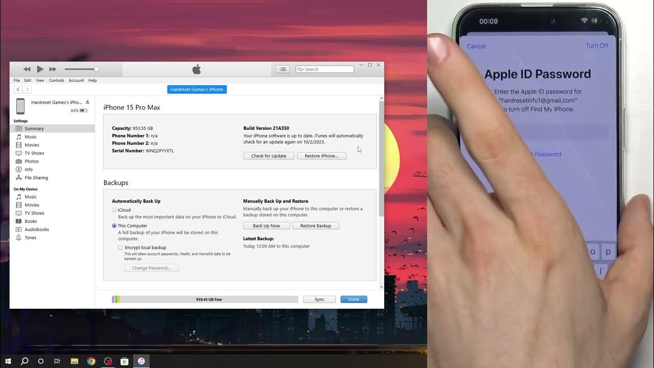 Video thumbnail for How To Factory Reset iPhone 15 Pro Max | iTunes Method