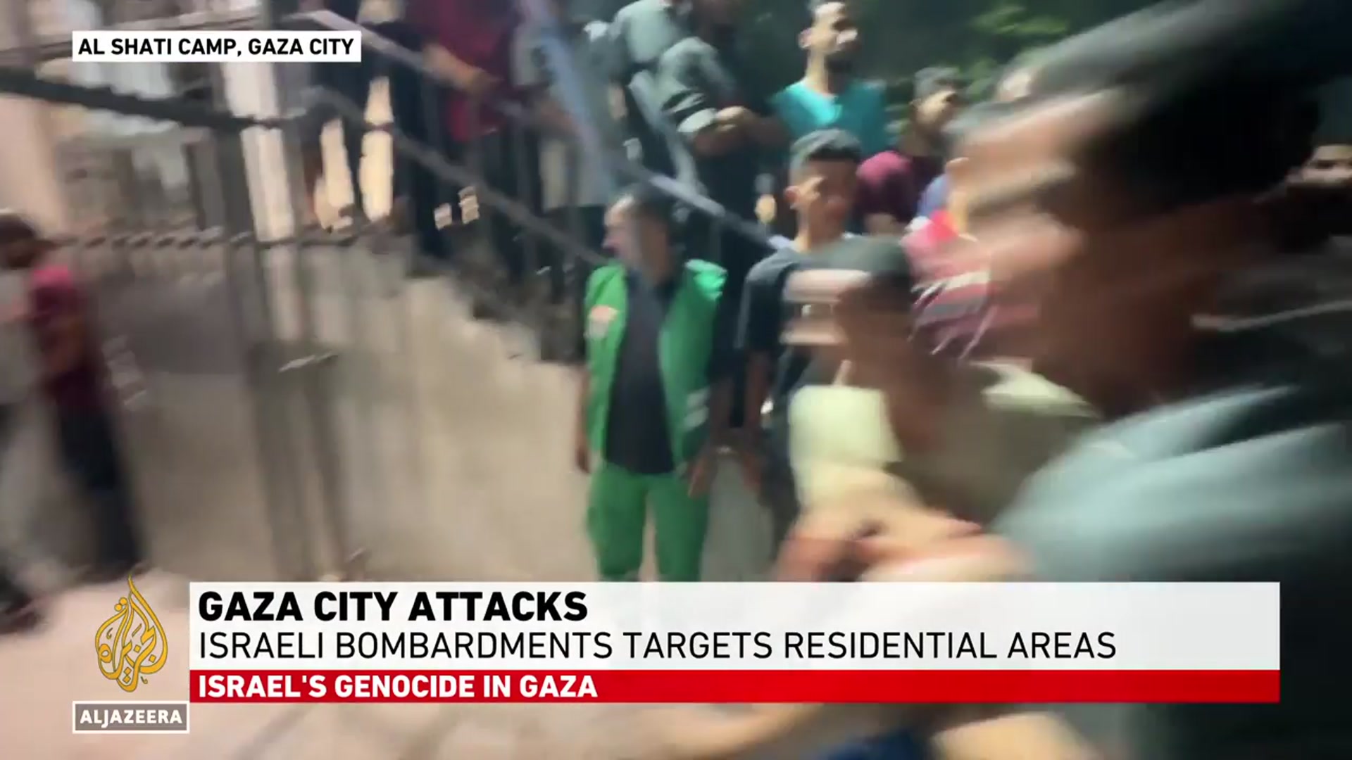 'Video thumbnail for Israel intensifies Gaza City assault, forcing mass displacement of Palestinians'