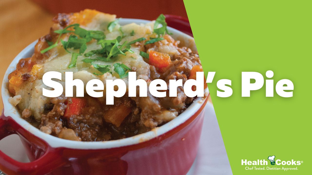 Video thumbnail for Heart-Healthy Shepherd’s Pie | Comfort Food Made Healthier