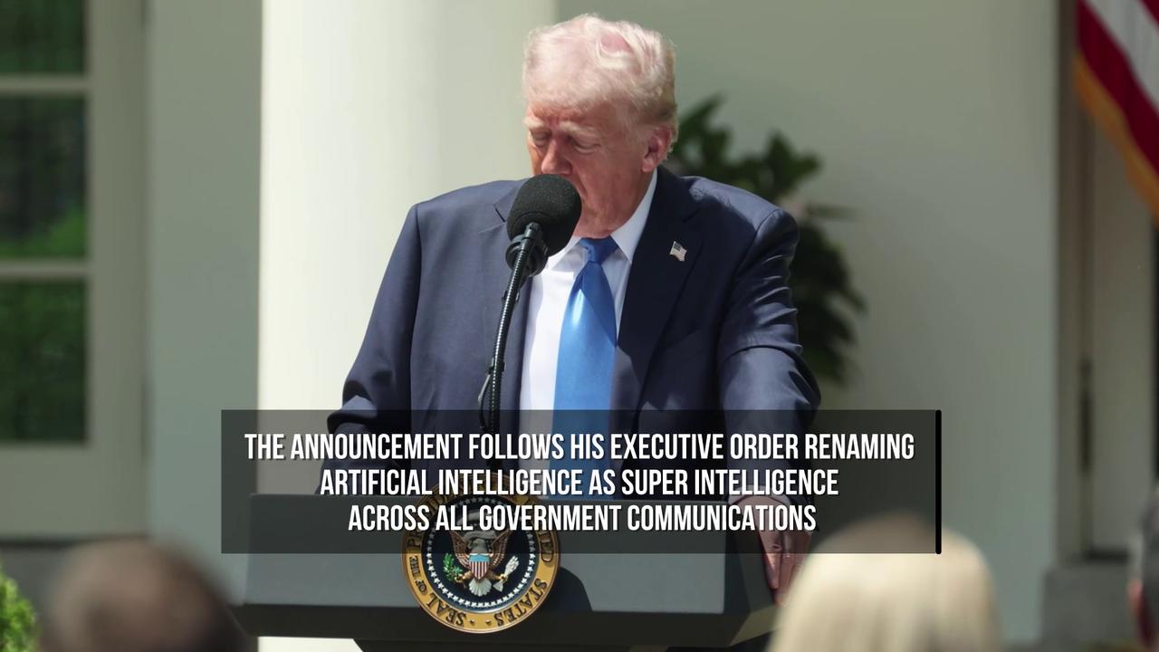 Video thumbnail for Trump Creates 'Super Intelligence Force' to Oversee US AI Policy.