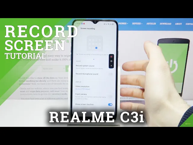 Video thumbnail for How to Record Screen in REALME C3i – Catch Fleeting Content
