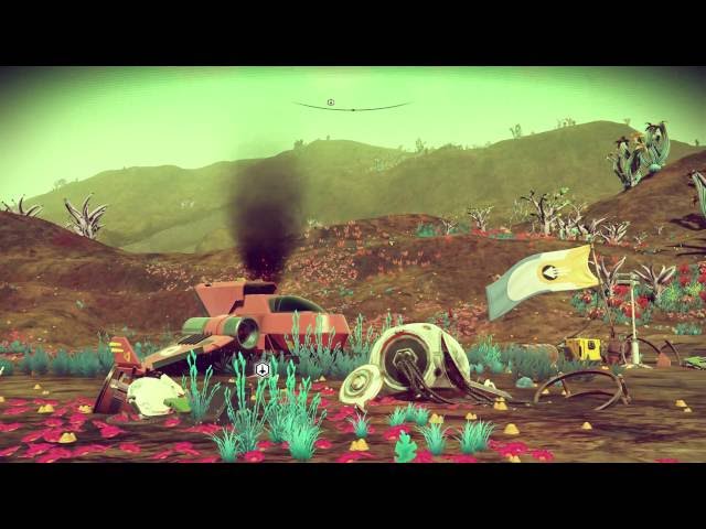 Video thumbnail for No Man's Sky - Opening 10 Min Starting Planet Oosendel-Zuhen Nagmain (Atlas Path, Mining, Creatures)