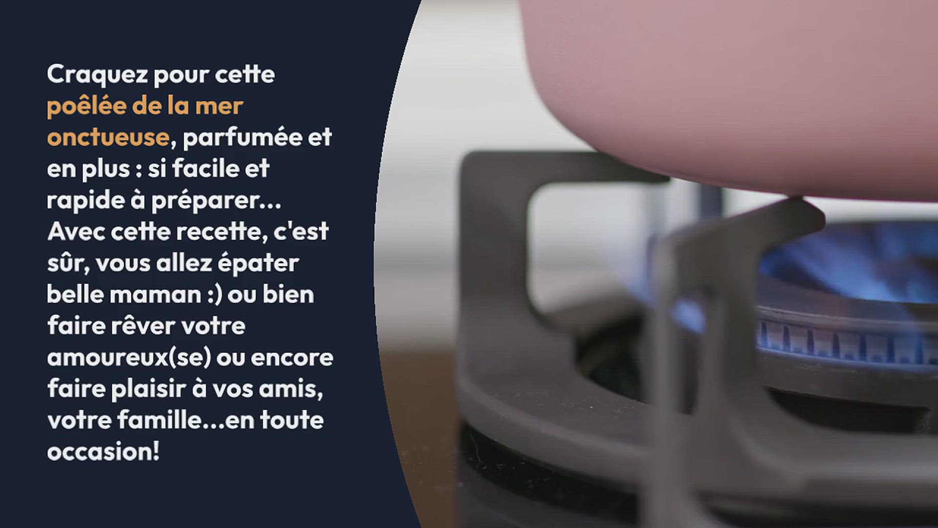 Video thumbnail for Poêlée de la mer, onctueuse et parfumée : Saint-Jacques, saumon et crevettes