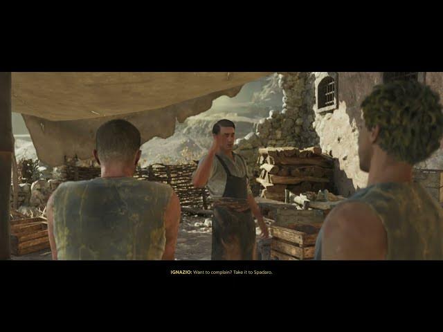 Video thumbnail for Mafia: the Old Country - Prologue Tremori: Get Food at Bankhouse | Talk To Ignazio | Follow Gaetano