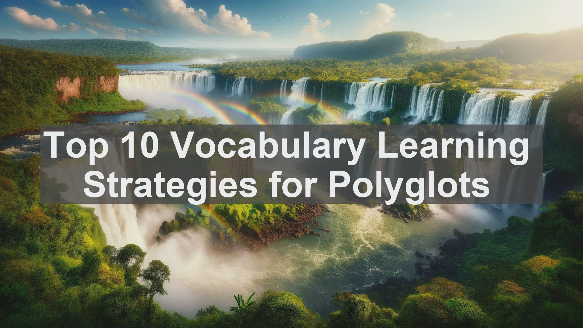 'Video thumbnail for Top 10 Vocabulary Learning Strategies for Polyglots'