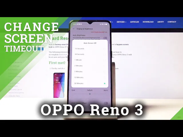 Video thumbnail for How to Change Screen Timeout in OPPO Reno 3 – Adjust Screen Sleep Time