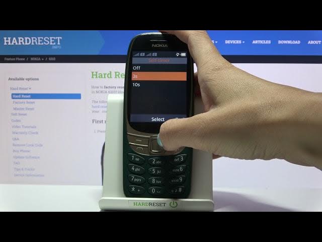 Video thumbnail for How to Use  Camera Timer in NOKIA 6310 2021 - Set Up Camera Timer