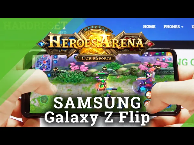 Video thumbnail for Heroes Arena Gameplay on SAMSUNG Galaxy Z Flip – Check Gaming Abilities