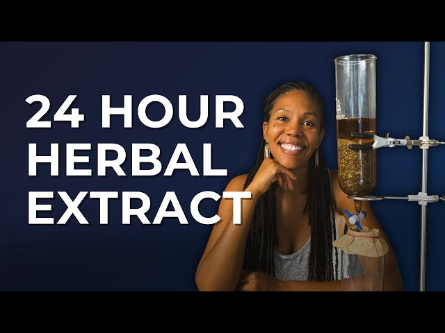 Video thumbnail for Percolation Tincture Process from Start to Finish