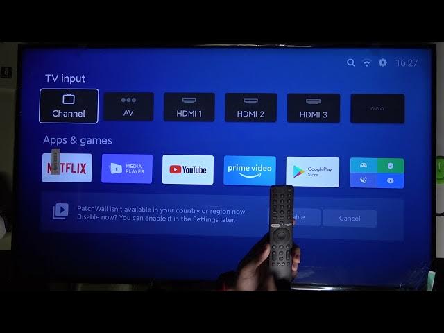Video thumbnail for Choose Input Source on Xiaomi Mi LED TV P1 - Use TV Remote or Button on Xiaomi TV Back Cover
