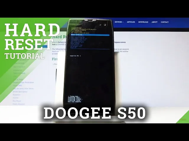 Video thumbnail for How to Hard Reset DOOGEE S50 – Wipe Data / Screen Lock Removal
