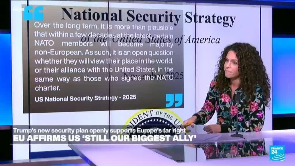 Video thumbnail for Kaja Kallas says Washington EU's 'biggest ally' after US security strategy published