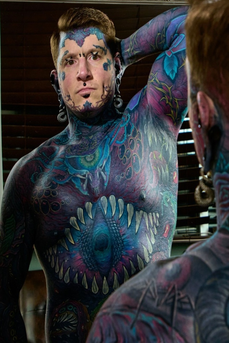 Video thumbnail for Meet Ephermeral Remy, the world's most tattooed man