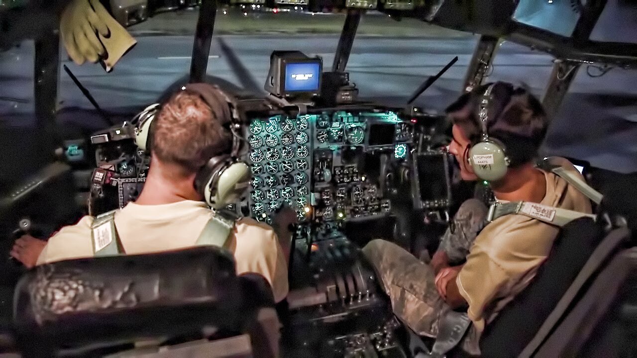 Video thumbnail for C-130 Operational Engine Check Prior To Takeoff